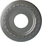 Ekena Millwork Jackson Ceiling Medallion (Fits Canopies up to 7 3/8"), 12 1/4"OD x 4"ID x 1 1/8"P, Silver CM12JASLS - alternate 1